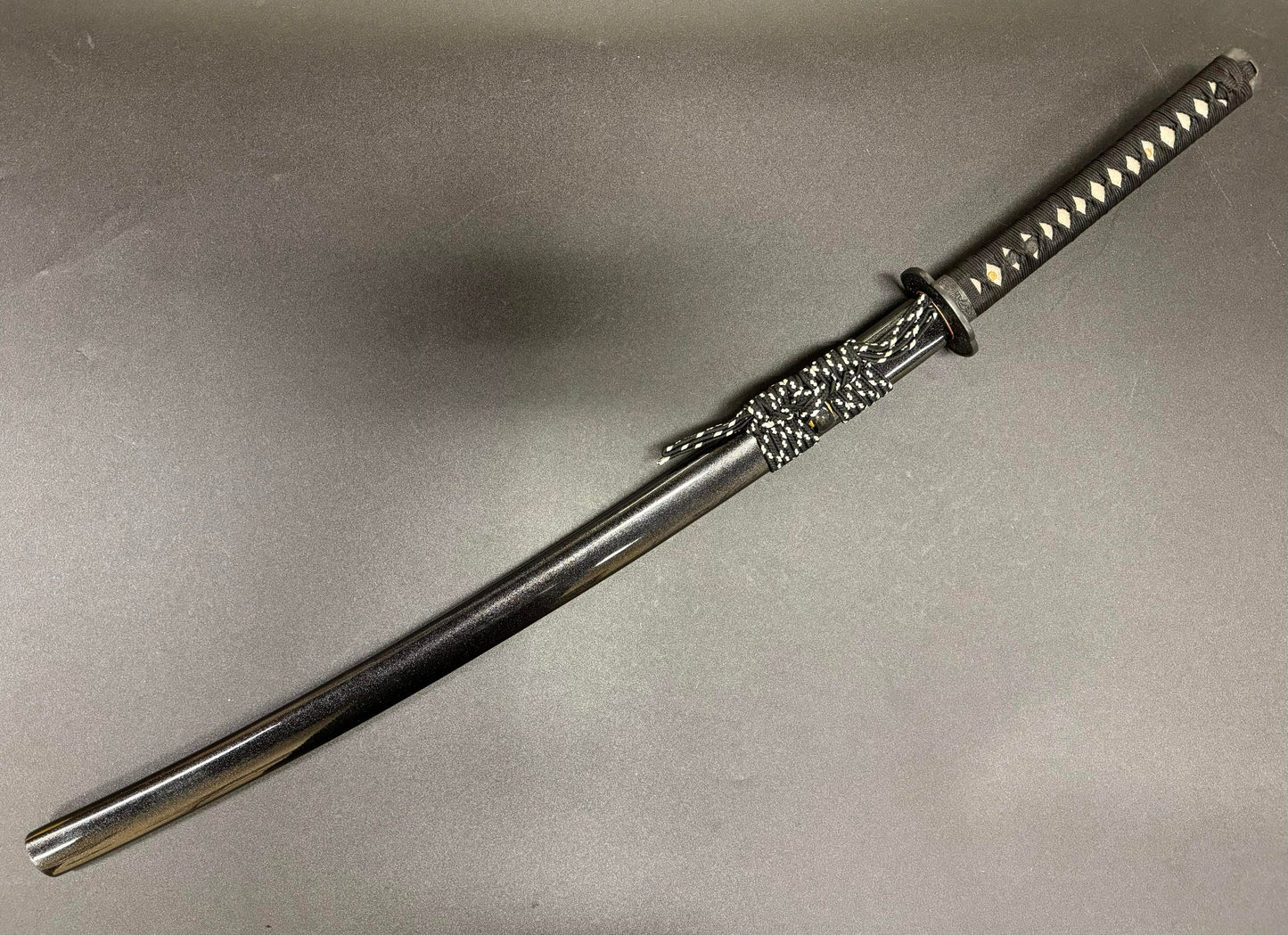 Swordier Razor Katana - Black Imperial - T10 clay tempered, hadori  polished