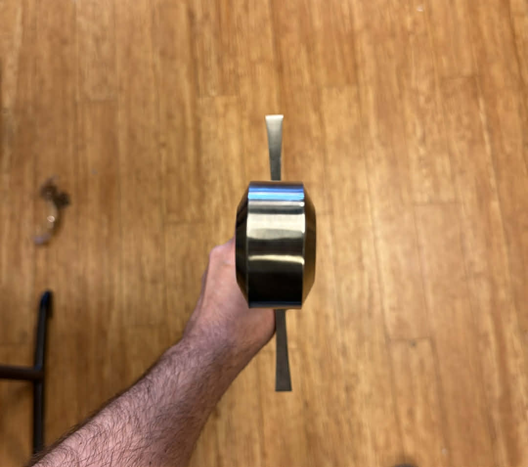 QC FAIL Cloudhammer Longsword - DULLED s7, twisted pommel