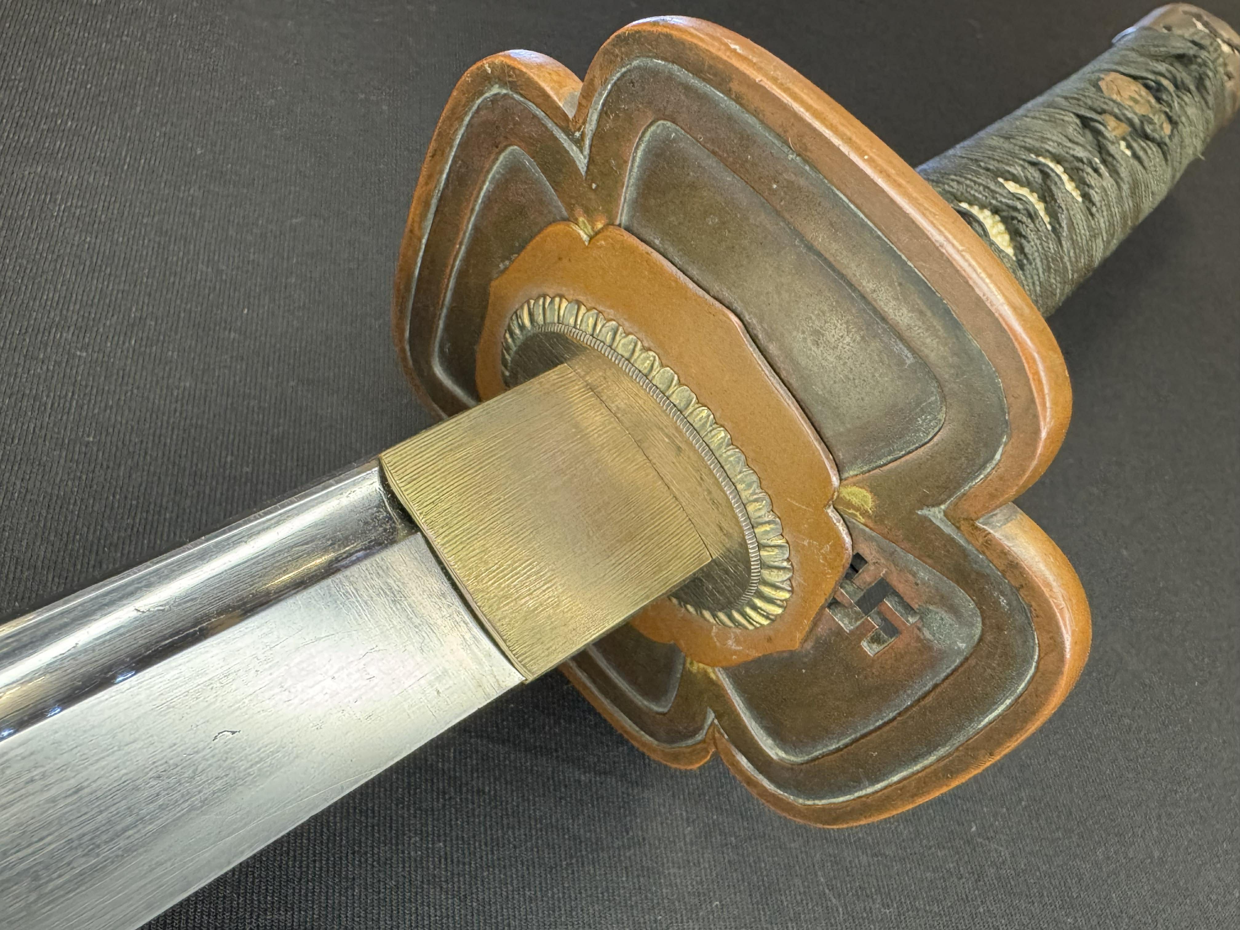Antique Nihonto - Late Muromachi (5O0 years old) Katana in Meiji (150 Year Old) Tachi Koshirae - NTHK attributed to Kai-Mihara
