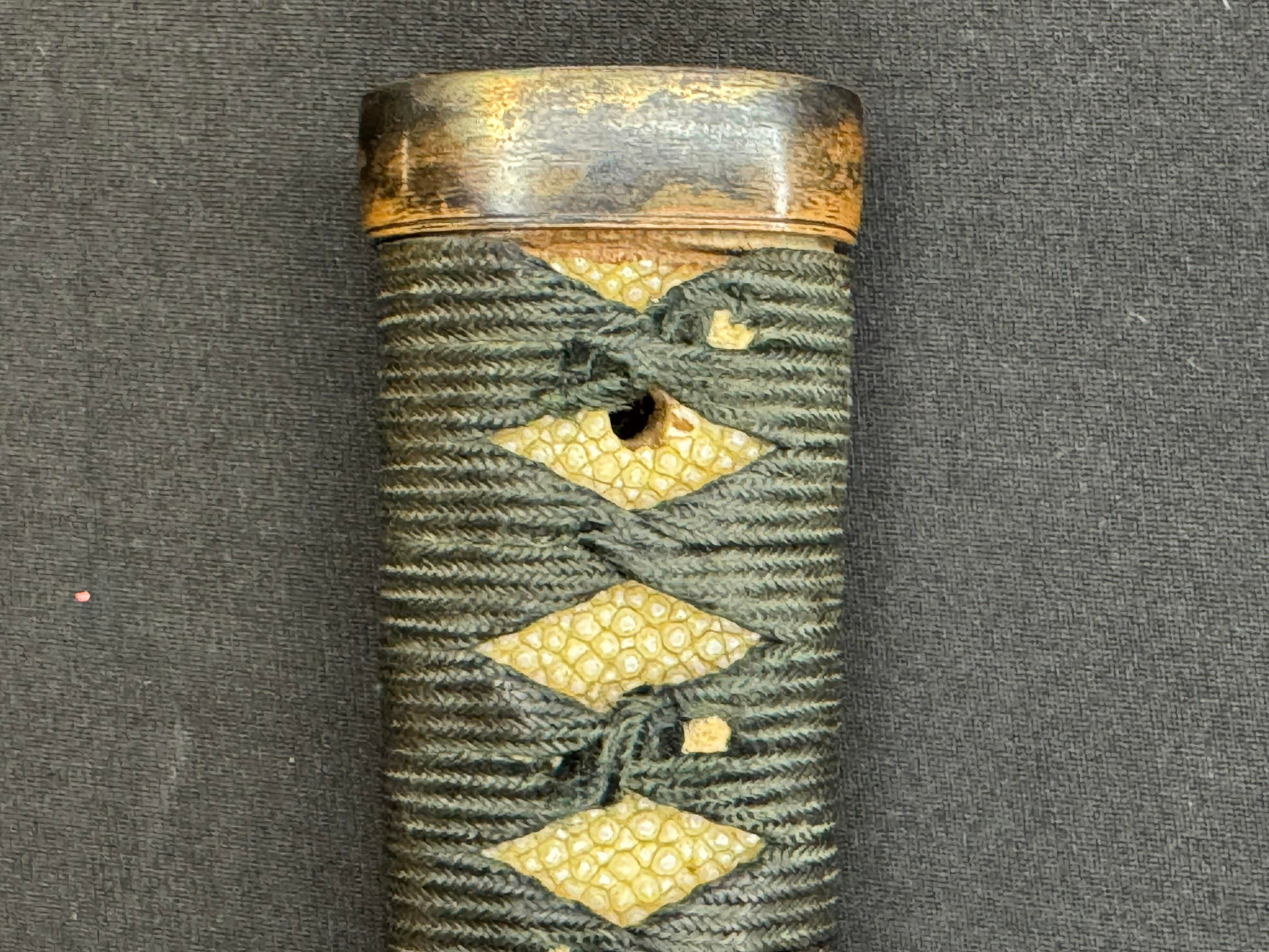 Antique Nihonto - Late Muromachi (5O0 years old) Katana in Meiji (150 Year Old) Tachi Koshirae - NTHK attributed to Kai-Mihara