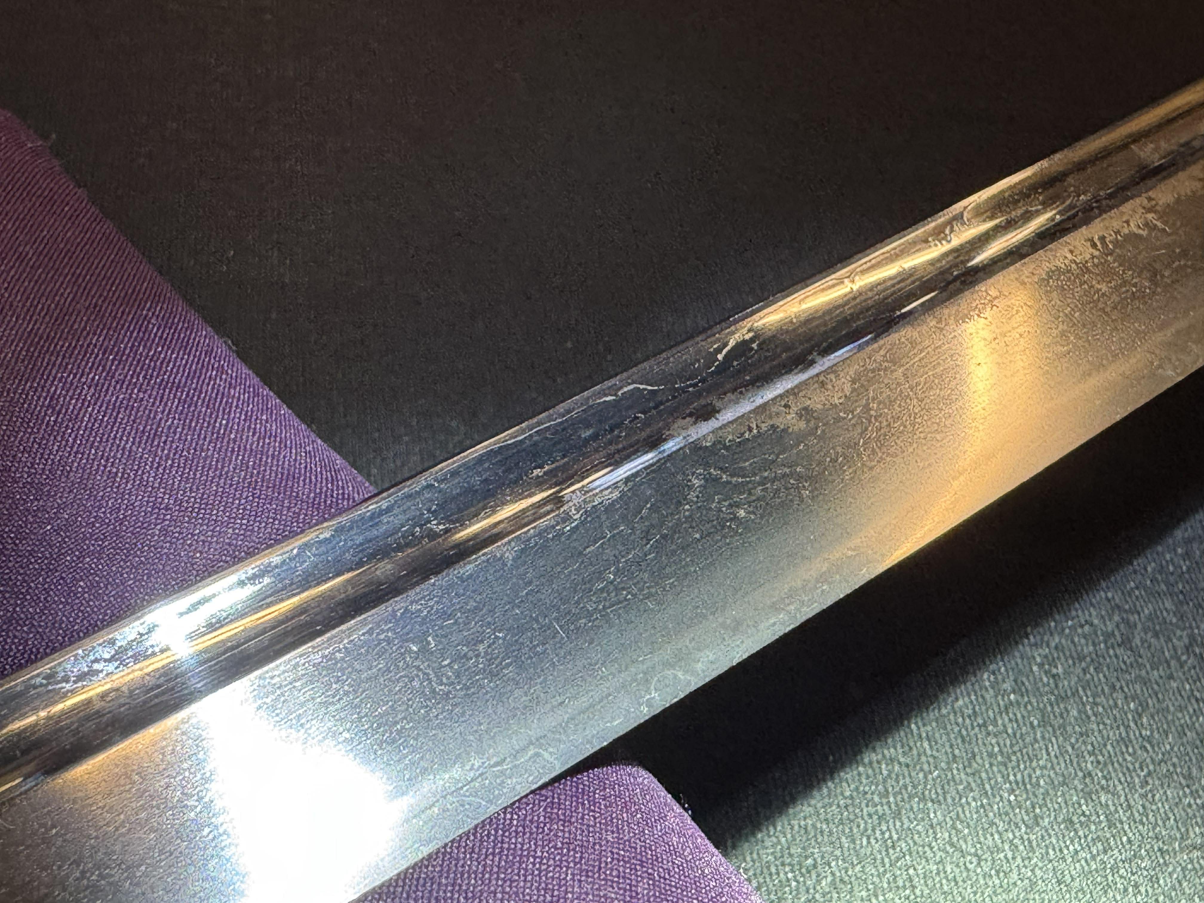 Antique Nihonto - Late Muromachi (5O0 years old) Katana in Meiji (150 Year Old) Tachi Koshirae - NTHK attributed to Kai-Mihara