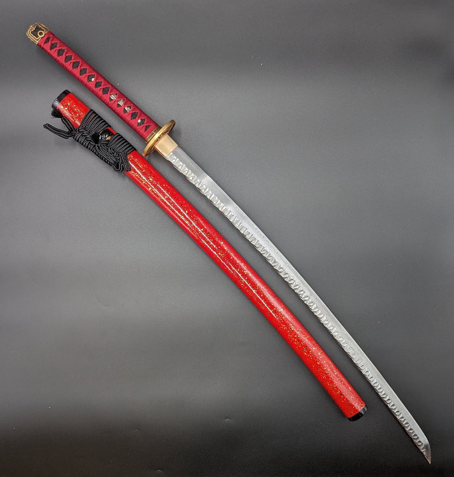 Phoenix Arms Katana - Hammered Sun - Damascus Hammer Spine