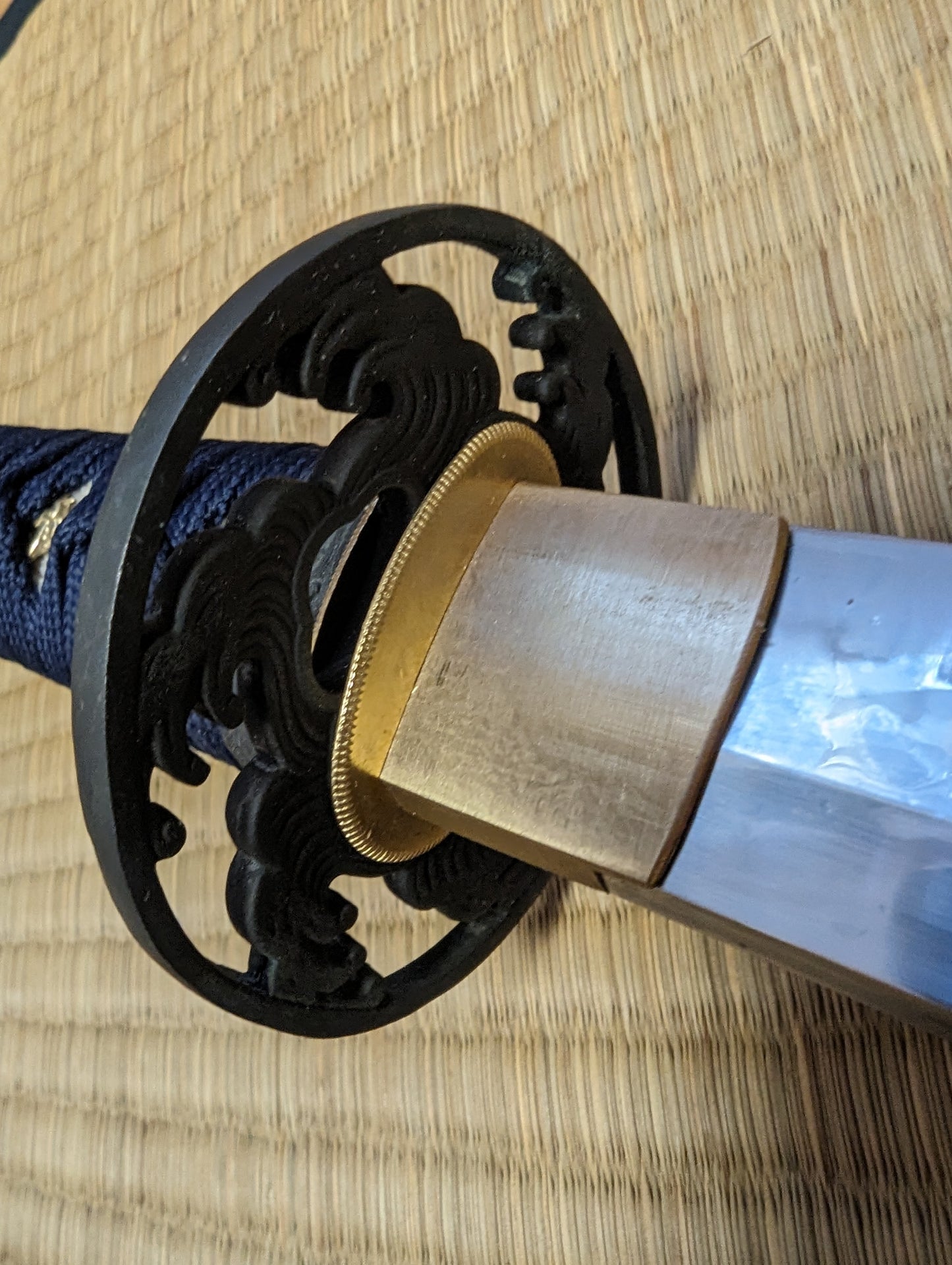 Moritaka Katana - Blue Wave - L6 clay tempered