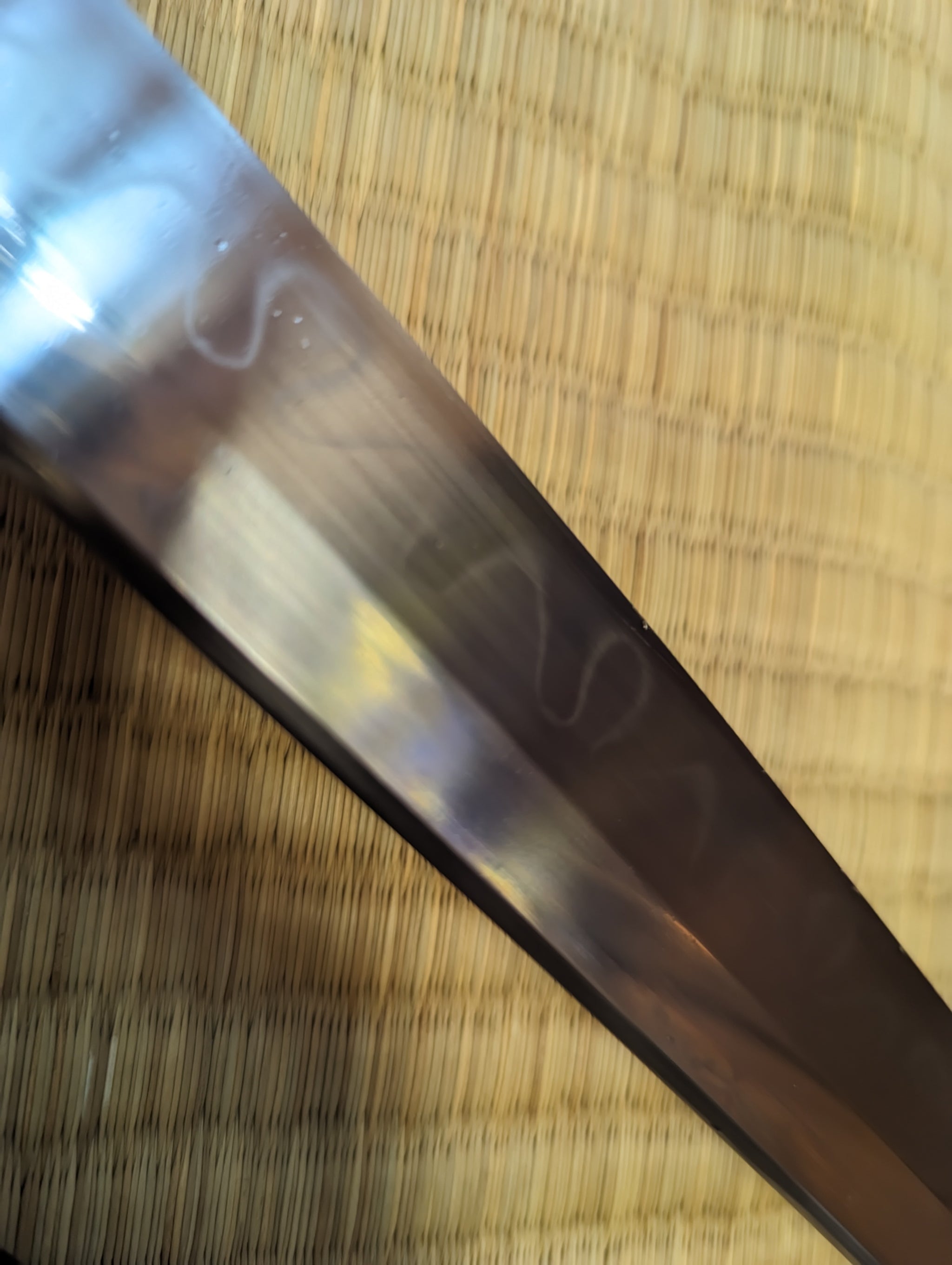 Moritaka Surgical Katana - Crimson Chrysanthemum- L6 clay tempered