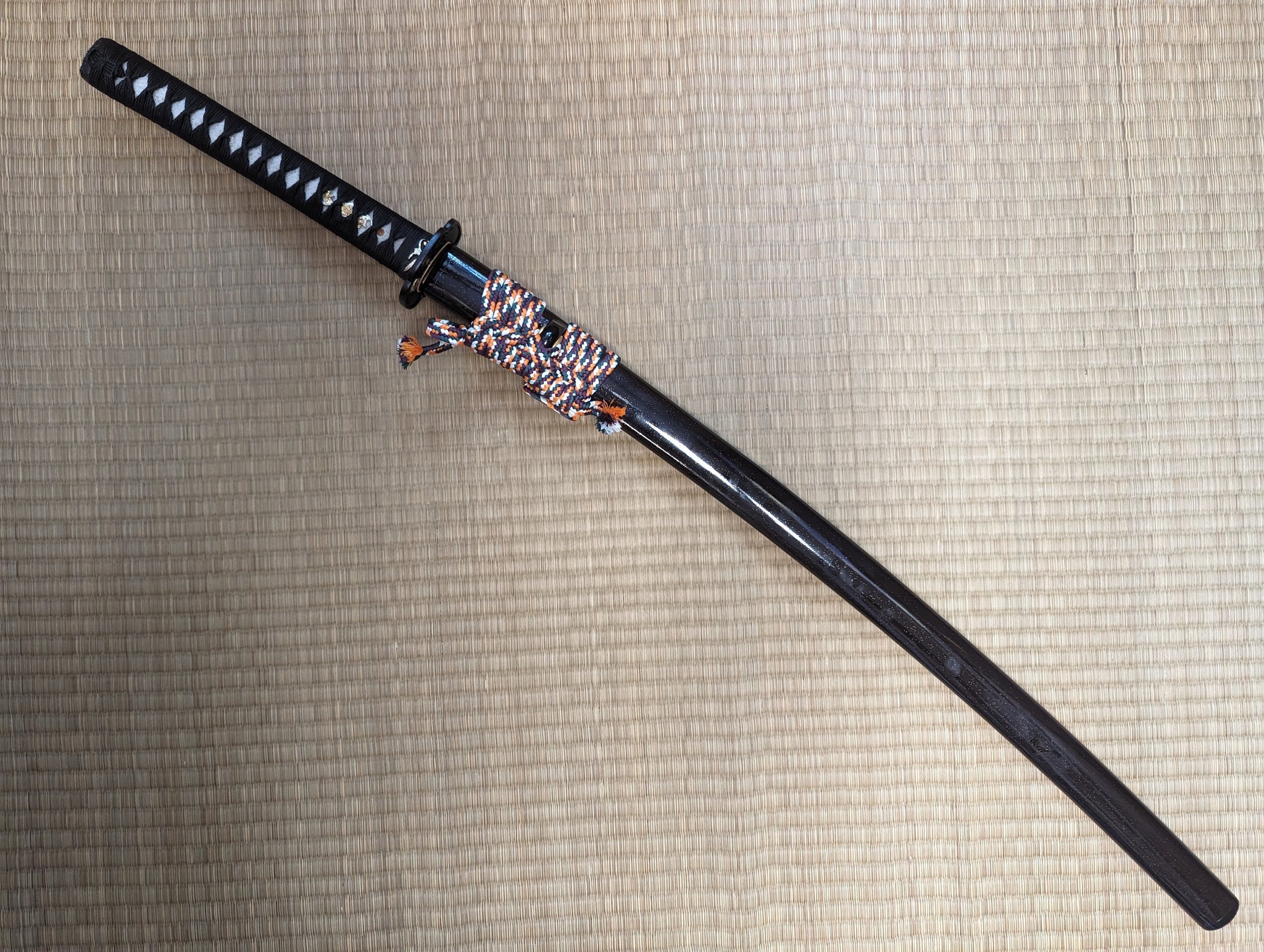Moritaka Surgical Katana - Crimson Chrysanthemum- L6 clay tempered