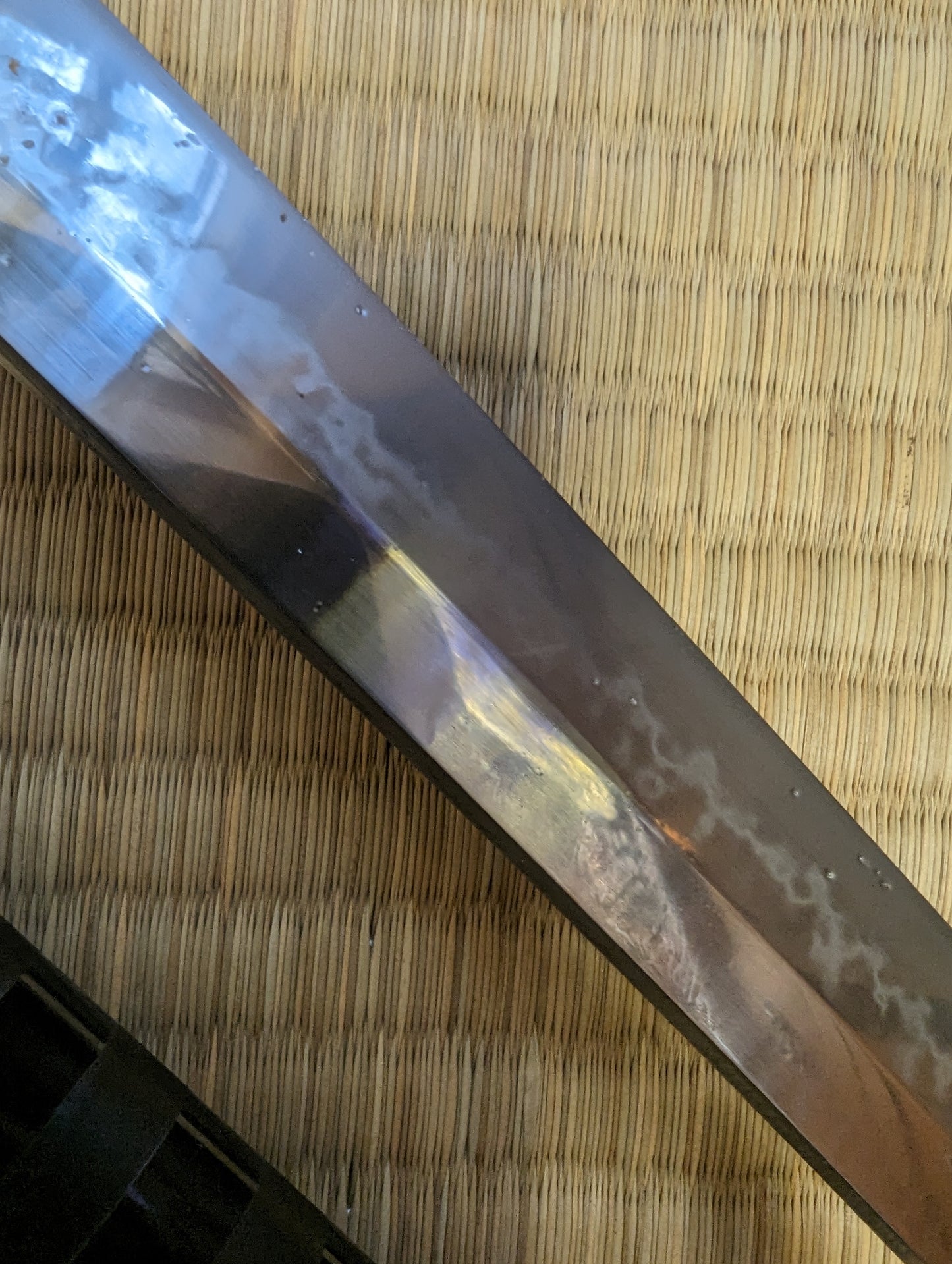 Moritaka Katana - Blue Wave - L6 clay tempered