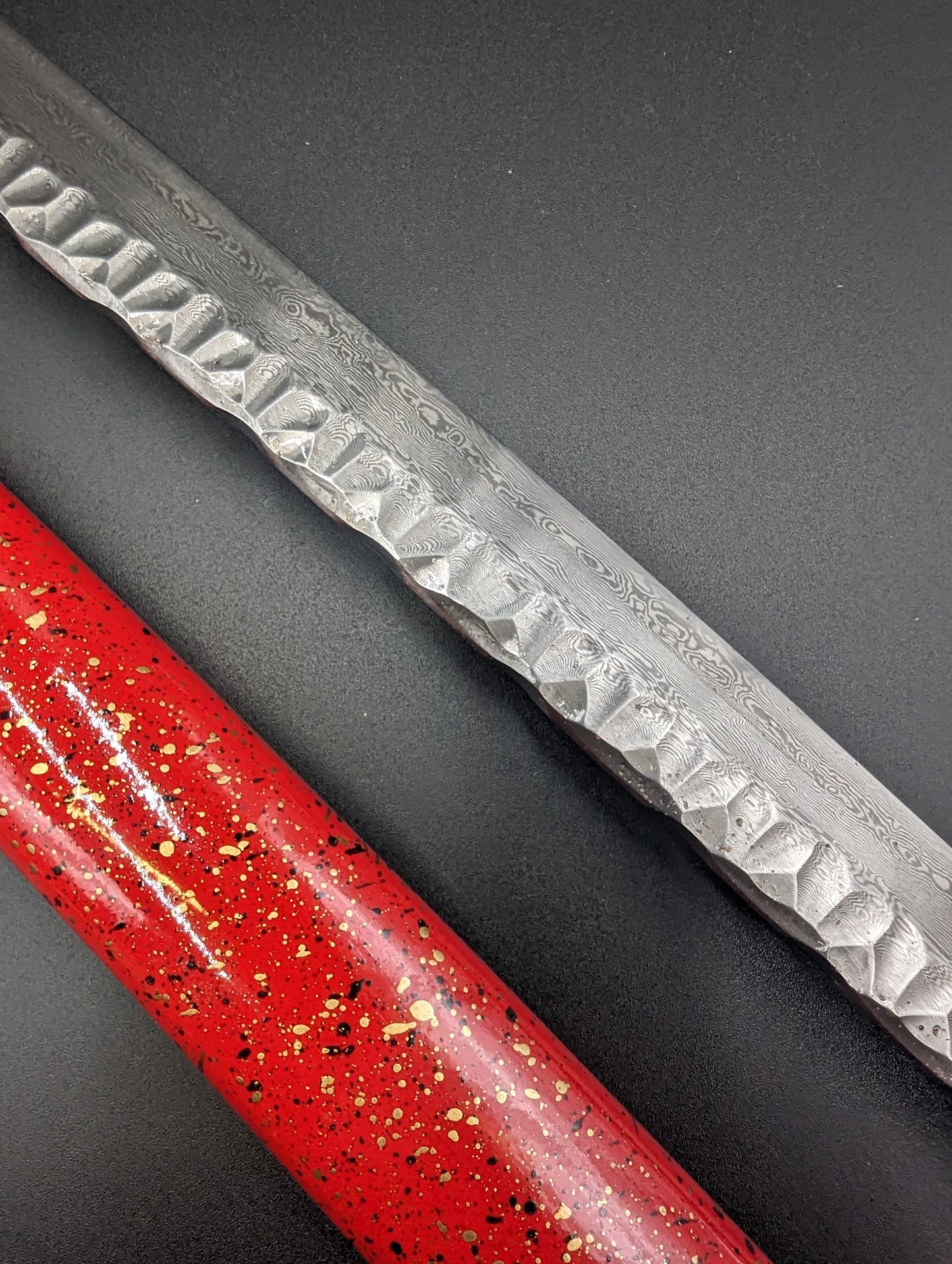 Phoenix Arms Katana - Hammered Sun - Damascus Hammer Spine