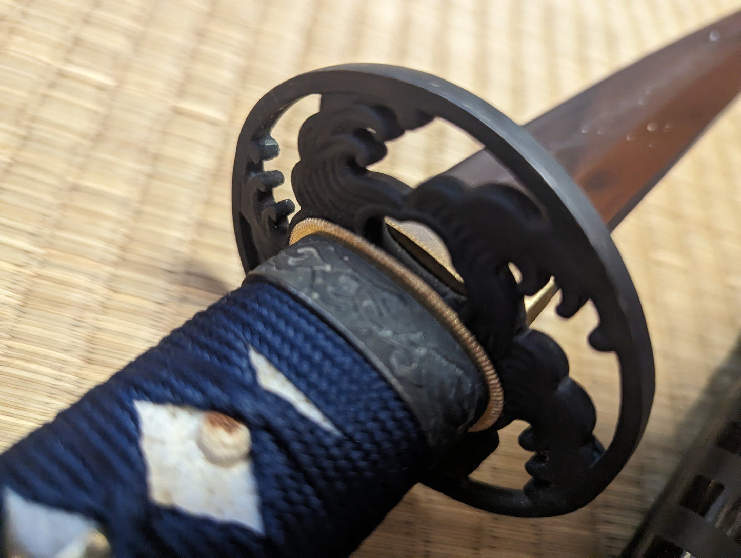 Moritaka Katana - Blue Wave - L6 clay tempered