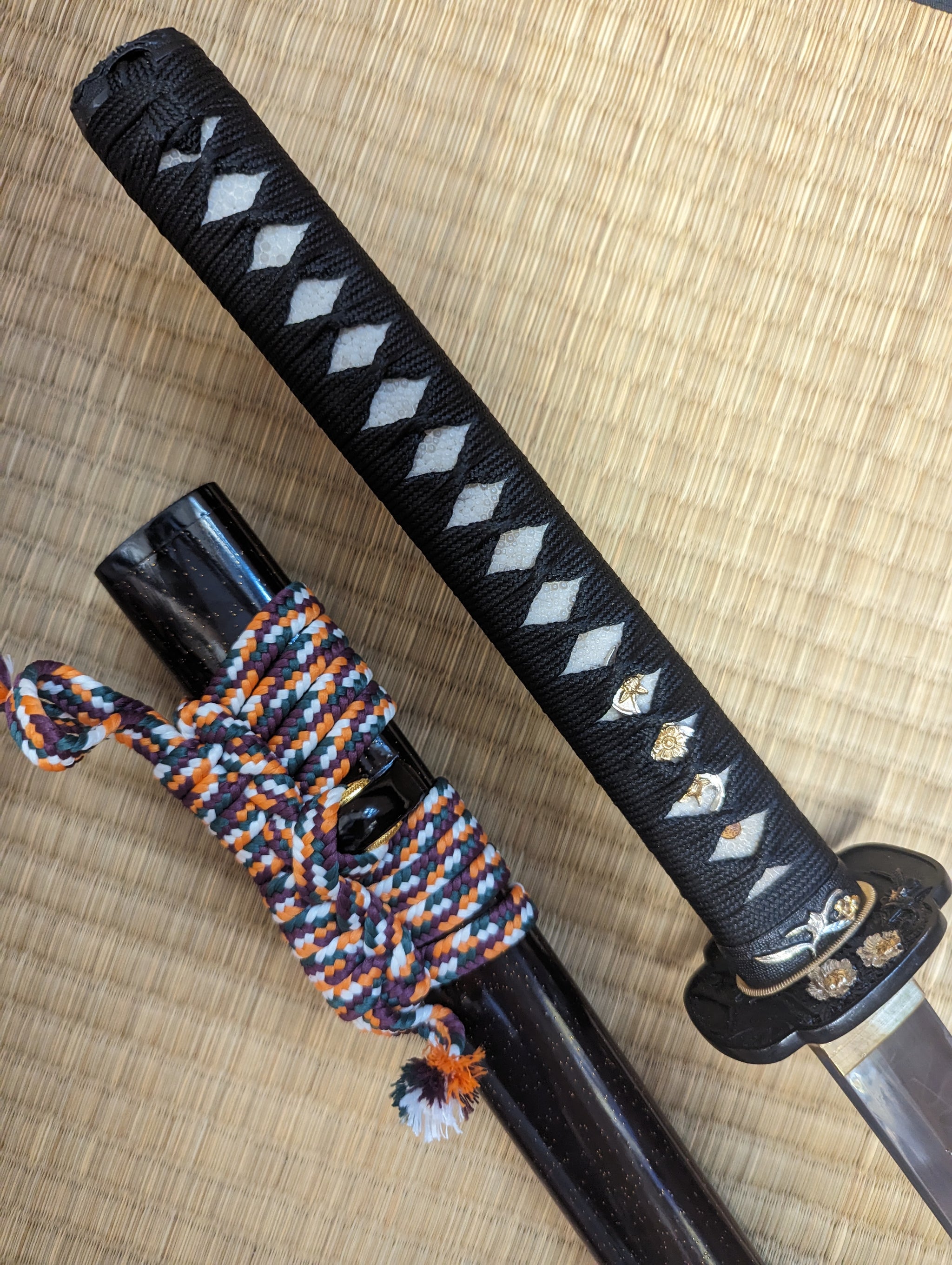 Moritaka Surgical Katana - Crimson Chrysanthemum- L6 clay tempered