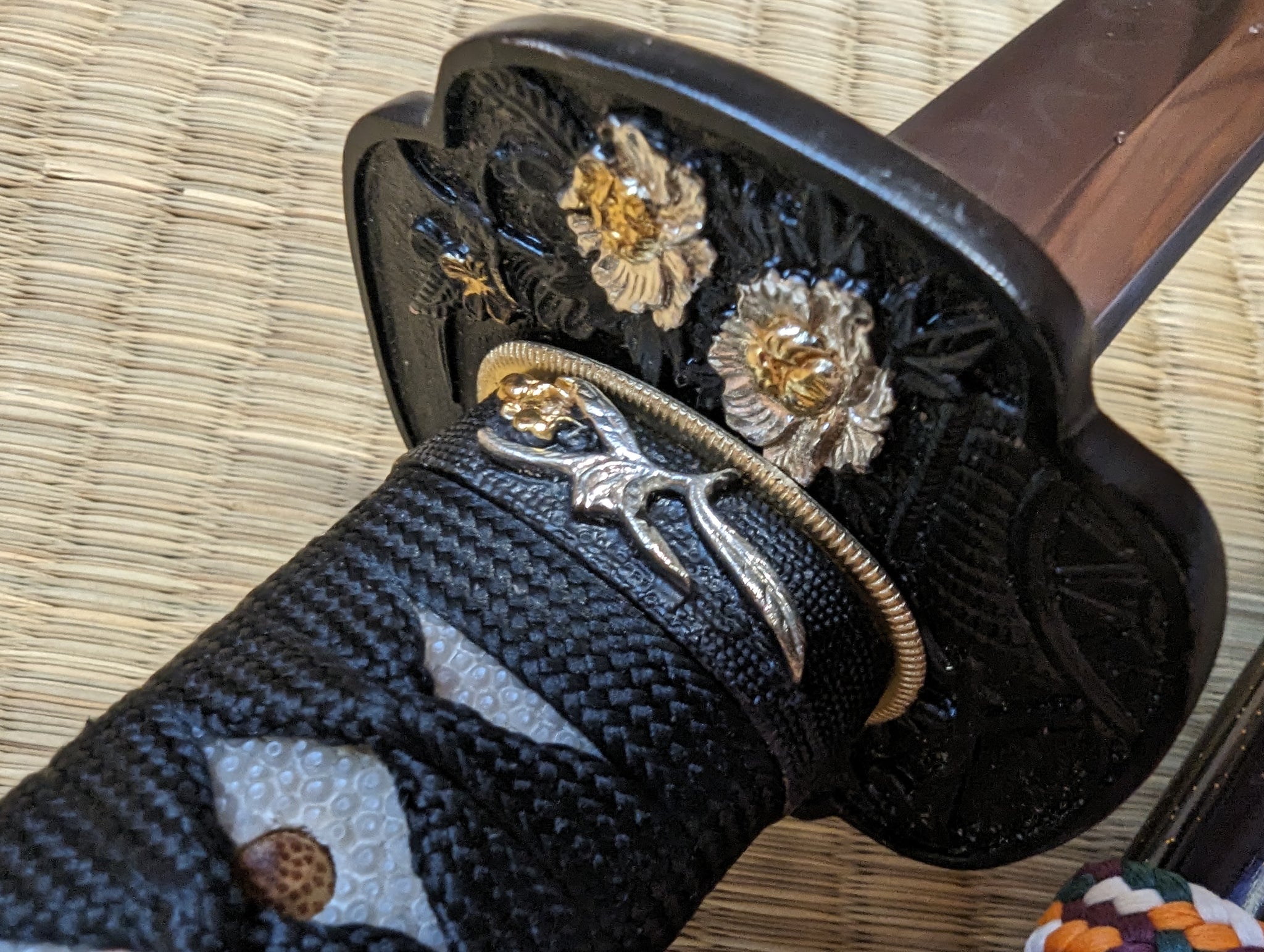 Moritaka Surgical Katana - Crimson Chrysanthemum- L6 clay tempered