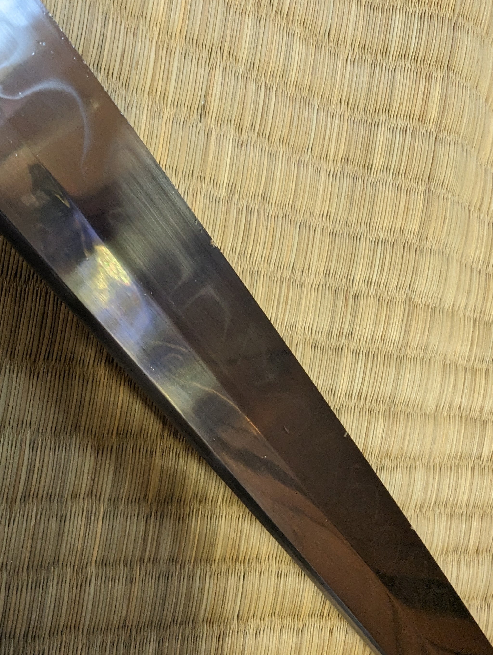 Moritaka Surgical Katana - Crimson Chrysanthemum- L6 clay tempered