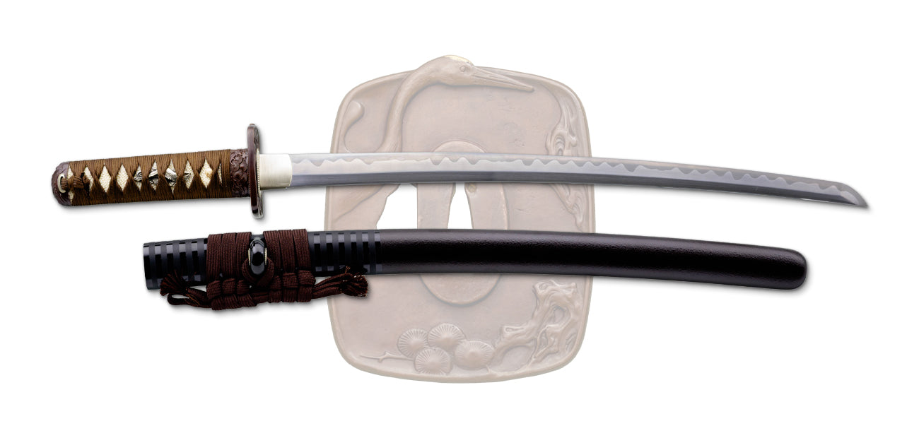 Wakizashi - Dragon King Pine Crane