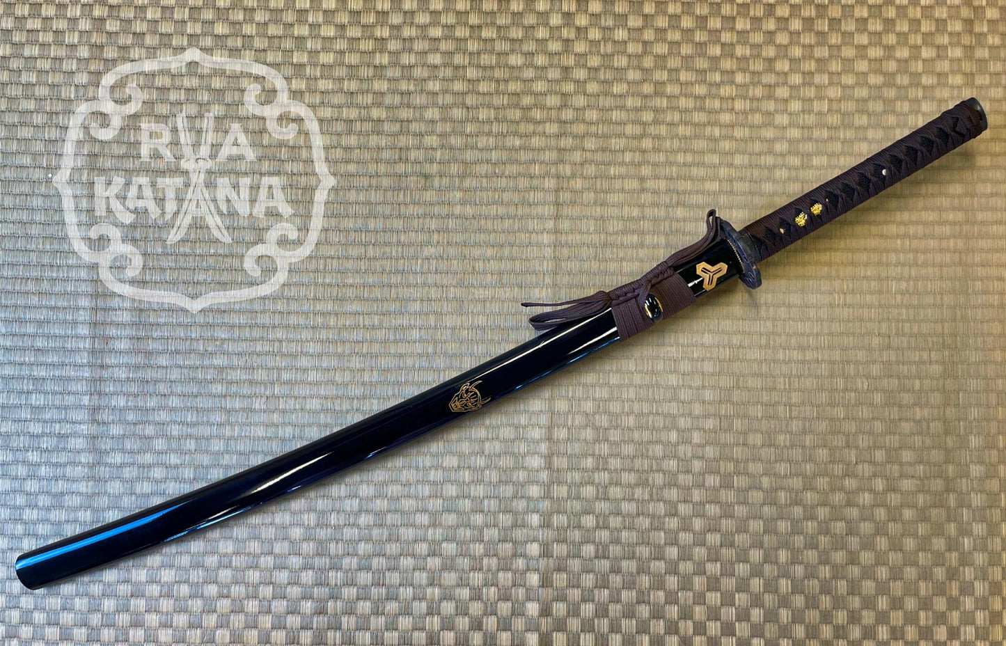 Dragonspring Forge Katana Wakizashi 2-Sword Daishou - Oni Damascus Daisho - Damascus Steel