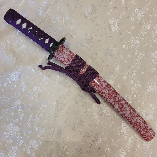 MADE TO ORDER Phoenix Armory Tanto - Red Damascus, Cherry Blossom Theme