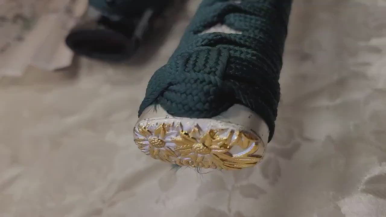 Dragonspring Katana -  Thousand Chrysanthemum - T10 Clay Tempered Steel