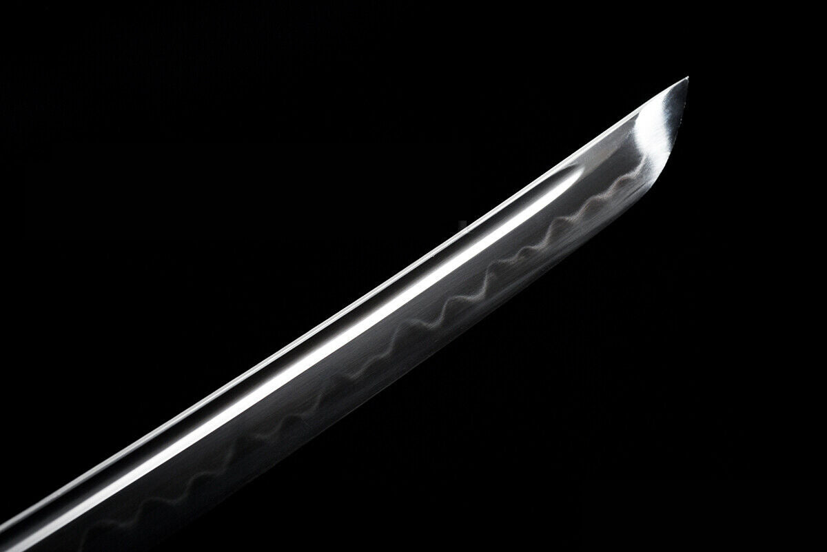 Katana - Midnight Sea Dragon - Black T10 Steel, Clay Tempered