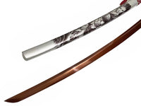 Katana, Red Spring Steel, Unokubi shape, Geisha (Oiran) theme