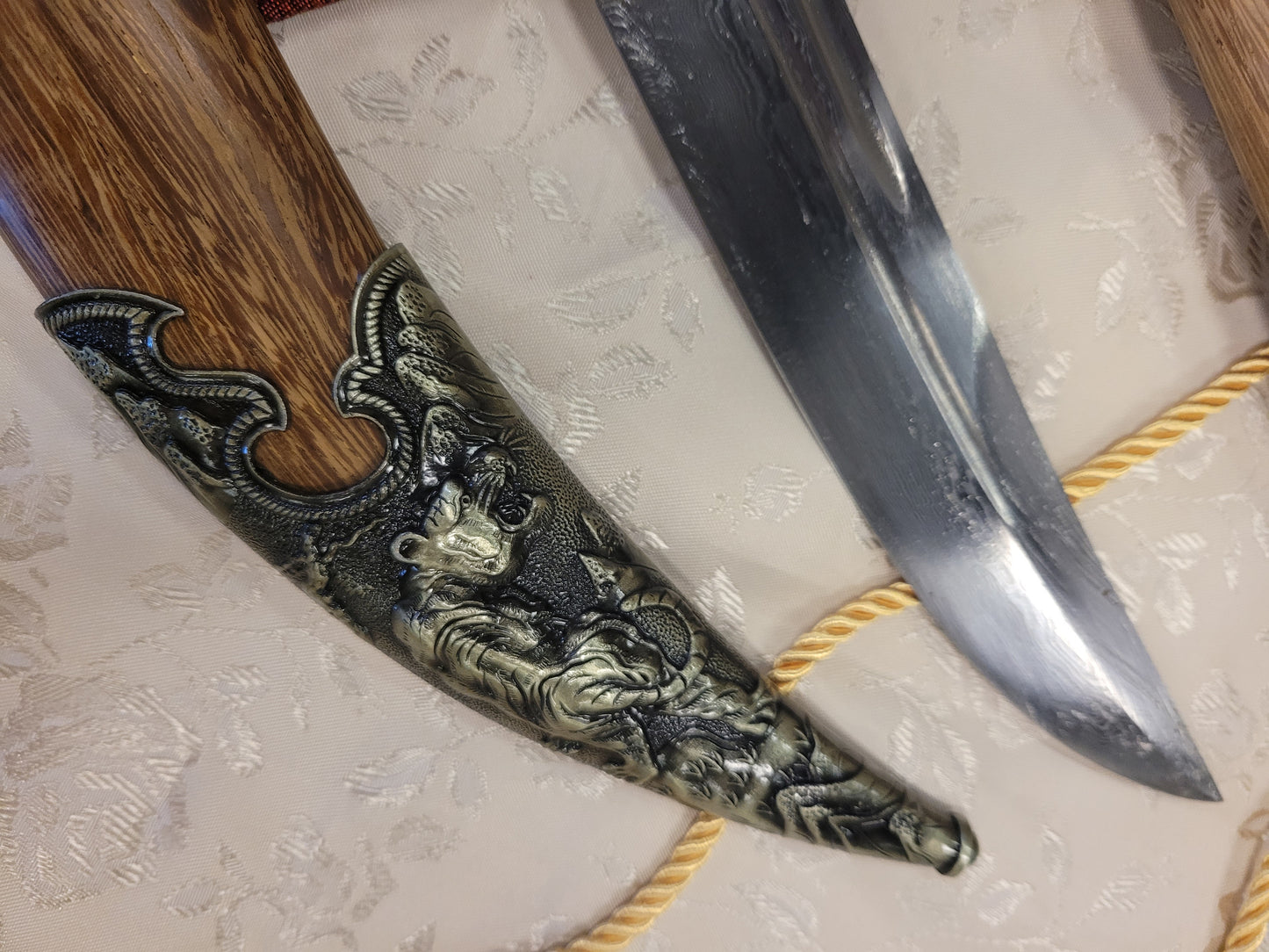 Dao, Damascus Steel, Mongolian Style - Ming Imperial Armory (Not in store, shipped from China)