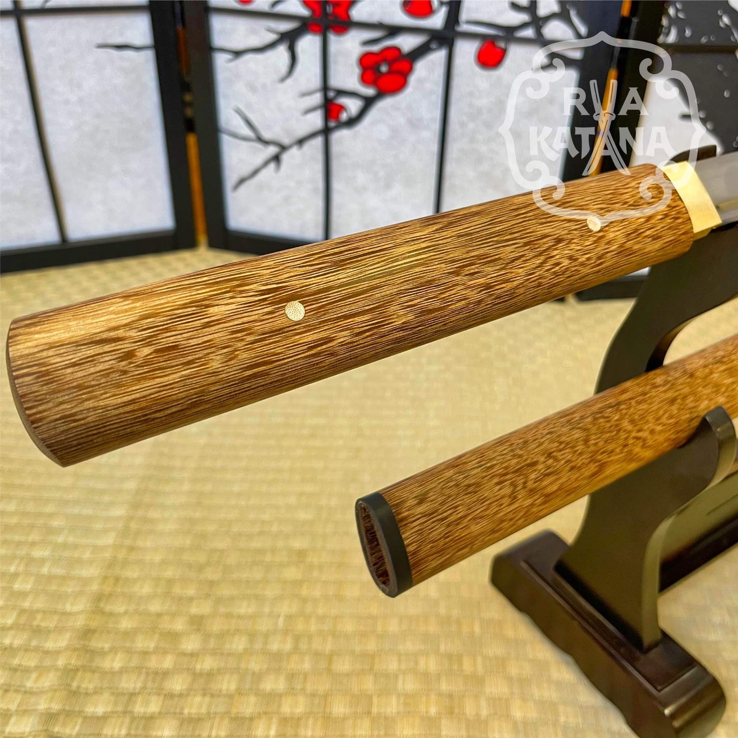 Shirasaya Chokuto stick sword, spring Steel Blade